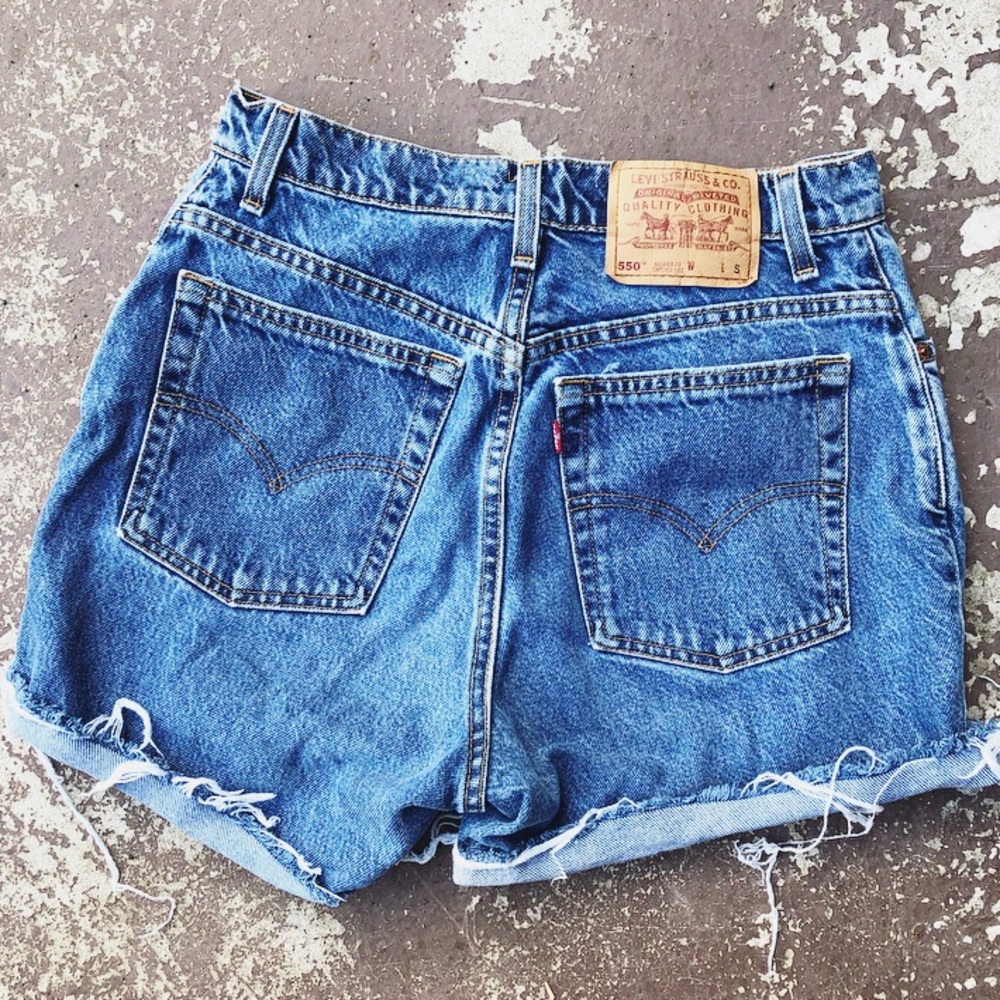 High Waisted Levi Cut-Offs (Professionally Done)